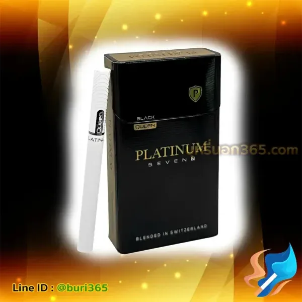 บุหรี่นอก แพลตตินัม ดำ