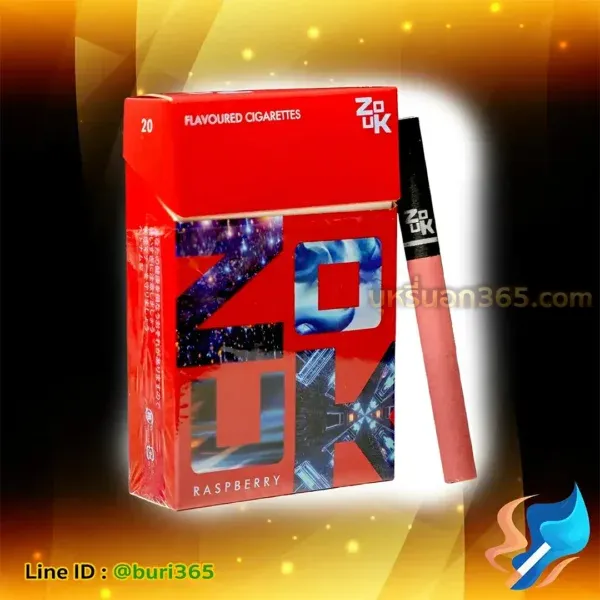 บุหรี่นอก Zouk แดง ราสเบอรี่