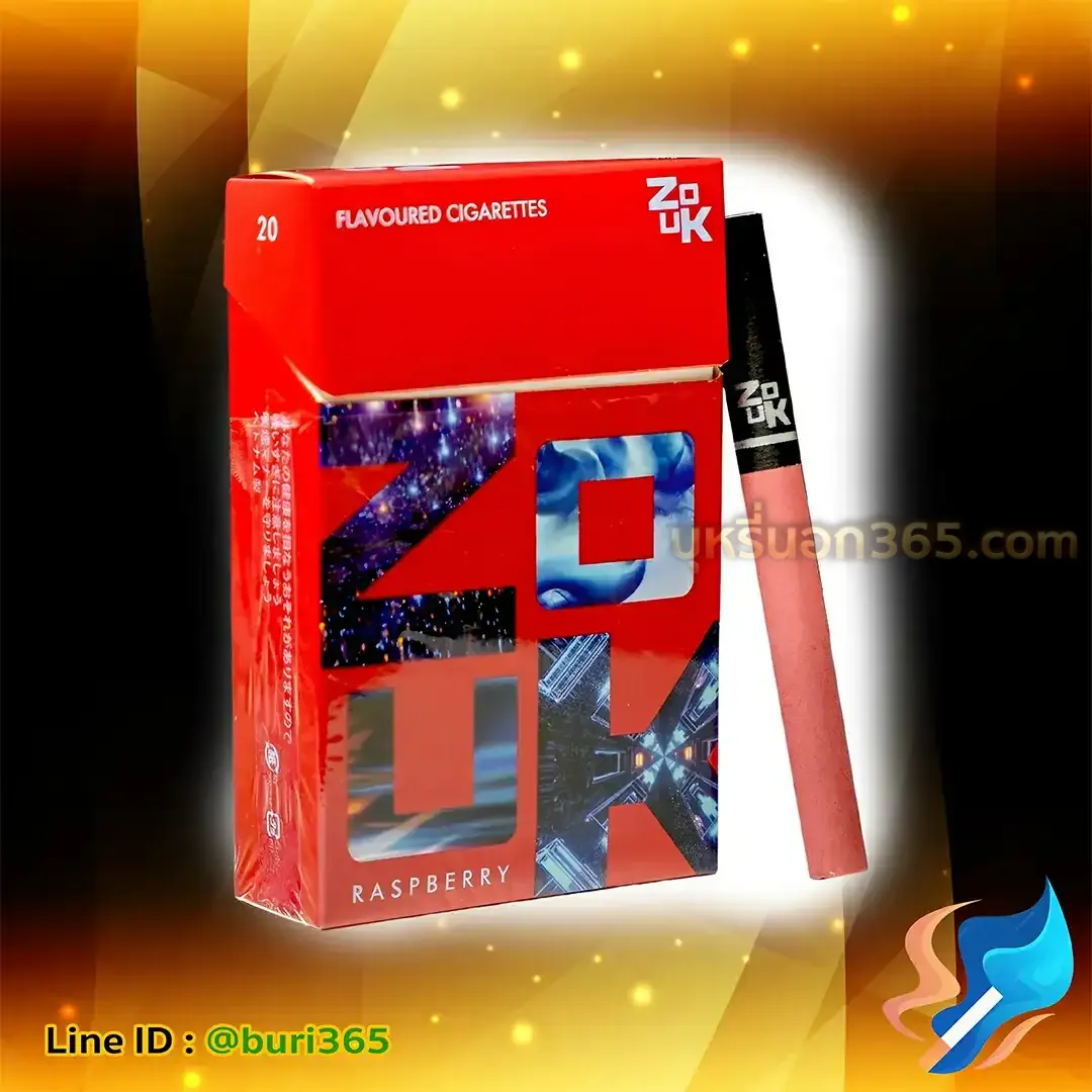 บุหรี่นอก Zouk แดง ราสเบอรี่