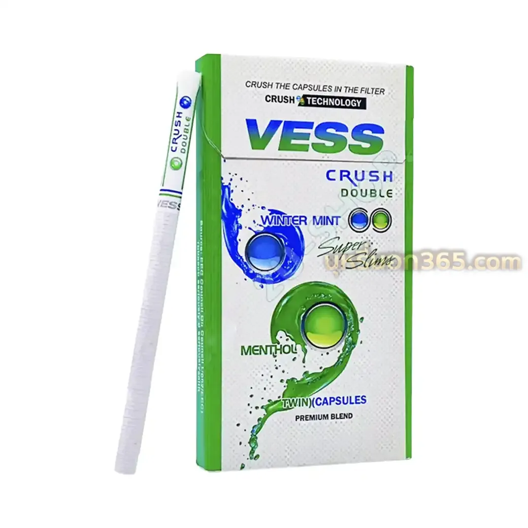 บุหรี่นอก Vess เมนทอล (2 เม็ดบีบ)