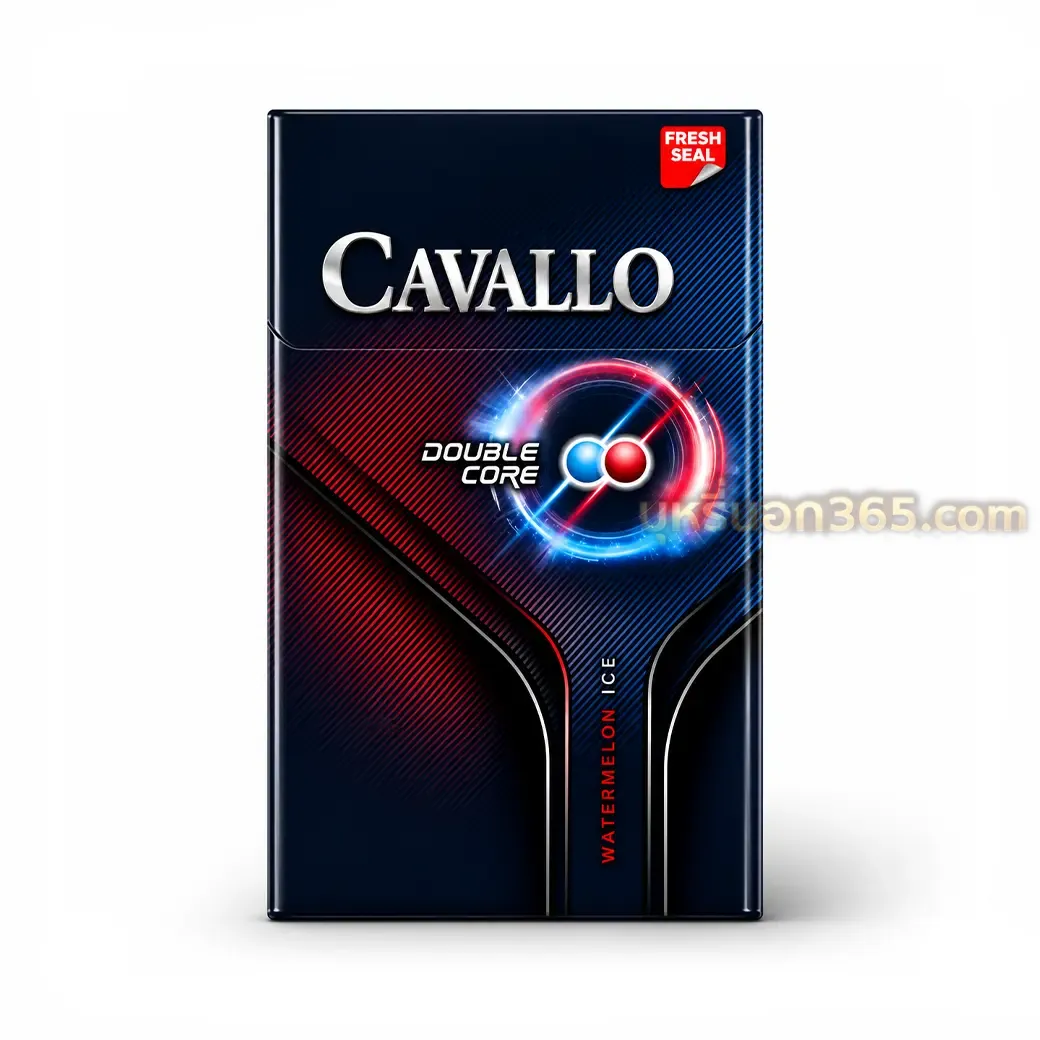 บุหรี่นอก Cavallo คาวาโล่ แตงโม (2 เม็ดบีบ)