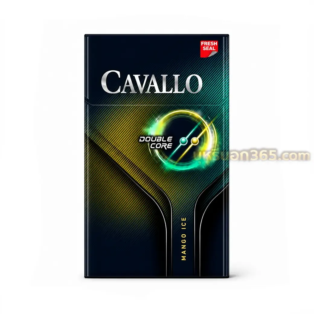บุหรี่นอก Cavallo คาวาโล่ มะม่วง (2 เม็ดบีบ)