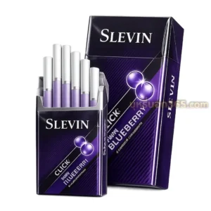 บุหรี่นอก SLEVIN บลูเบอรี่ 2 เม็ดบีบ (ตัวใหม่)