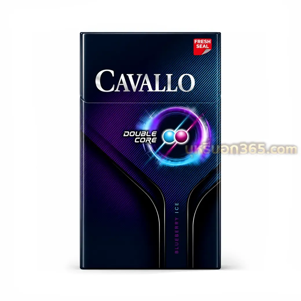 บุหรี่นอก Cavallo คาวาโล่ บลูเบอรี่ (2 เม็ดบีบ)